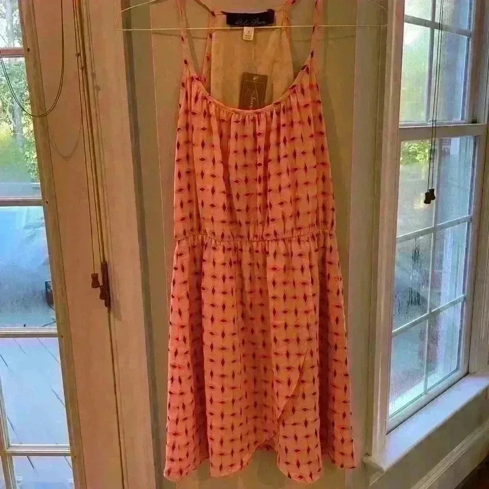 NWT Francesca’s Blue Rain Dress, Womens Small